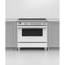 Fisher & Paykel 36-inch Freestanding Electric Range with Induction Technology OR36SCI6W1 IMAGE 5