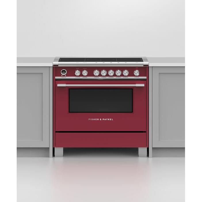 Fisher & Paykel 36-inch Freestanding Electric Range with Induction Technology OR36SCI6R1 IMAGE 5