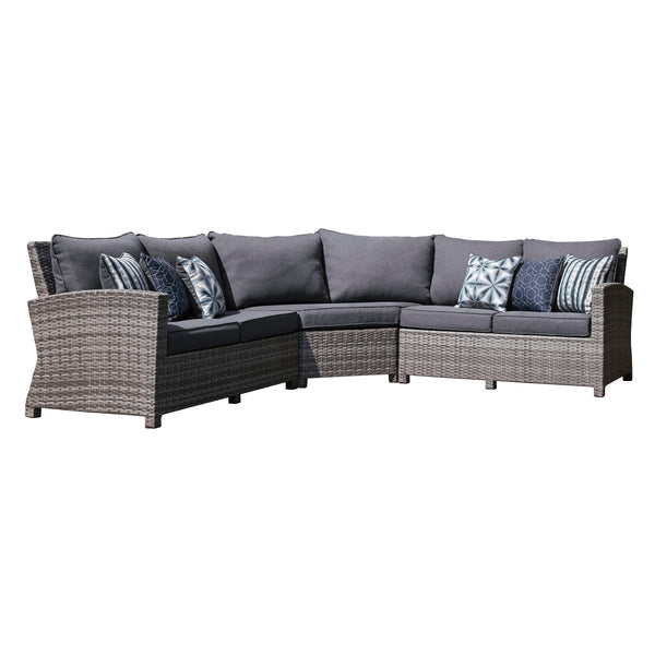 Signature Design by Ashley Salem Beach P440P1 3 pc Outdoor Sectional IMAGE 1