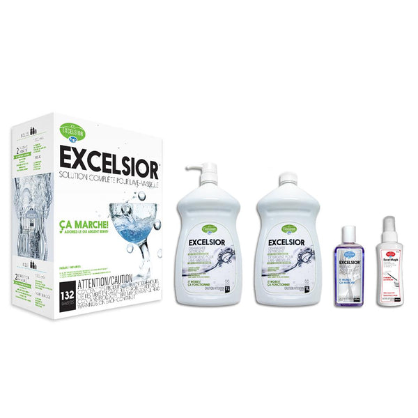 Excelsior He Dishwasher Complete Solution Kit 132 Loads HEDISH1L-ULTP IMAGE 1