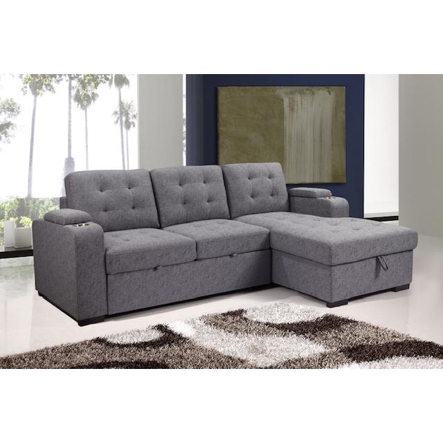 Primo International GianMaria3 Fabric Sleeper Sectional U212302053STX3/U212302053STX1 IMAGE 1