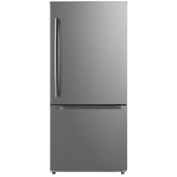 Moffat 30-inch, 18.6 cu.ft. Freestanding Bottom Freezer Refrigerator with LED Lighting MBE19DSNKSS IMAGE 1