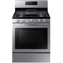  Samsung 30-inch Freestanding Gas Range with Convection Technology NX58T5601SS/AA IMAGE 2