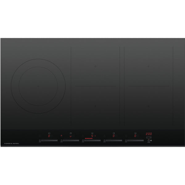 Fisher & Paykel 36-inch Built-in Electric Induction Cooktop with 5 Cooking zones CI365DTB4 IMAGE 1