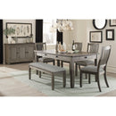 Mazin Furniture Granby Dining Table 5627GY-72 IMAGE 6