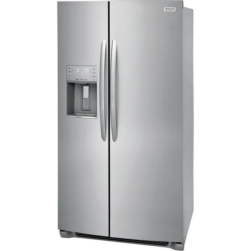 Frigidaire Gallery 36-inch, 25.6 cu.ft. Freestanding Side-by-Side Refrigerator with Ice and Water Dispensing System GRSS2652AF IMAGE 3