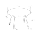  Monarch Round Dining Table I 1151 IMAGE 9
