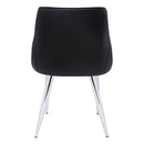  Monarch I 1185 Dining Chair - Black/Chrome IMAGE 5