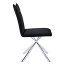  Monarch I 1213 Dining Chair - Black/Chrome IMAGE 4