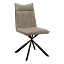  Monarch I 1216 Dining Chair - Taupe/Black IMAGE 1