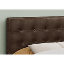  Monarch I 6000F Full Headboard - Brown Leather-Look IMAGE 3