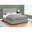  Monarch I 6020Q Queen Bed with Storage Drawer - Grey Linen IMAGE 3