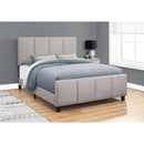  Monarch I 6025Q Queen Bed - Grey Linen IMAGE 2