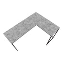  Monarch I 7392 58" Computer Desk - Grey Stone-Look/Black IMAGE 3