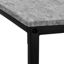  Monarch I 7392 58" Computer Desk - Grey Stone-Look/Black IMAGE 6