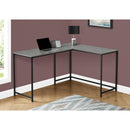  Monarch I 7392 58" Computer Desk - Grey Stone-Look/Black IMAGE 8