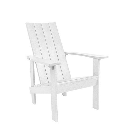 C.R. Plastic Products Generation C06-02 Modern Adirondack - White IMAGE 1