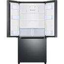  Samsung 18 cu. ft. Counter-Depth French 3-Door Refrigerator with Twin Cooling Plus® RF18A5101SG/AA IMAGE 2