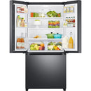  Samsung 18 cu. ft. Counter-Depth French 3-Door Refrigerator with Twin Cooling Plus® RF18A5101SG/AA IMAGE 3