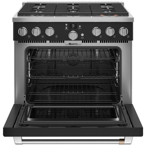 Café 36-inch Freestanding Dual-Fuel Range with 6 Burners C2Y366P3TD1 IMAGE 2