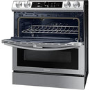  Samsung 30-inch Slide-in Electric Induction Range with WI-FI Connect NE63T8951SS/AC IMAGE 12