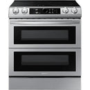  Samsung 30-inch Slide-in Electric Induction Range with WI-FI Connect NE63T8951SS/AC IMAGE 1