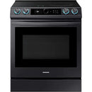  Samsung 30-inch Slide-in Electric Induction Range with WI-FI Connect NE63T8911SG/AC IMAGE 2