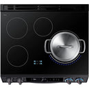  Samsung 30-inch Slide-in Electric Induction Range with WI-FI Connect NE63T8911SG/AC IMAGE 9