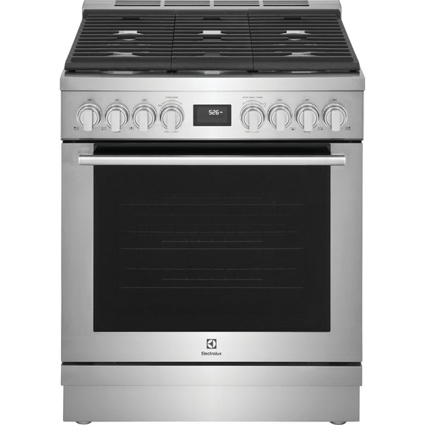 Electrolux 30-inch Dual-Fuel Freestanding Range ECFD3068AS IMAGE 1