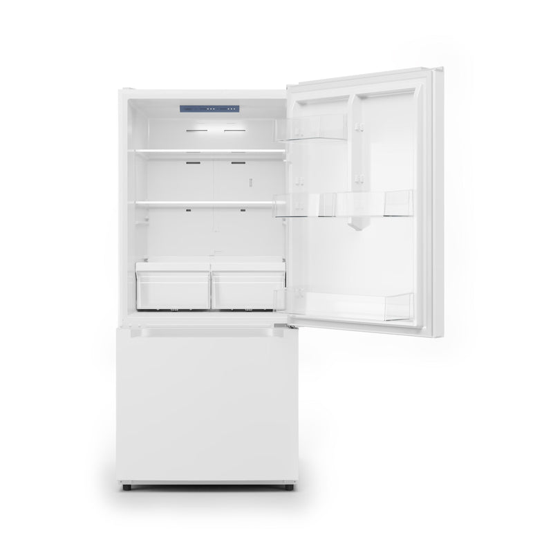 Midea 30-inch, 18.7 cu. ft. Bottom Freezer Refrigerator MRB19B7AWW IMAGE 3