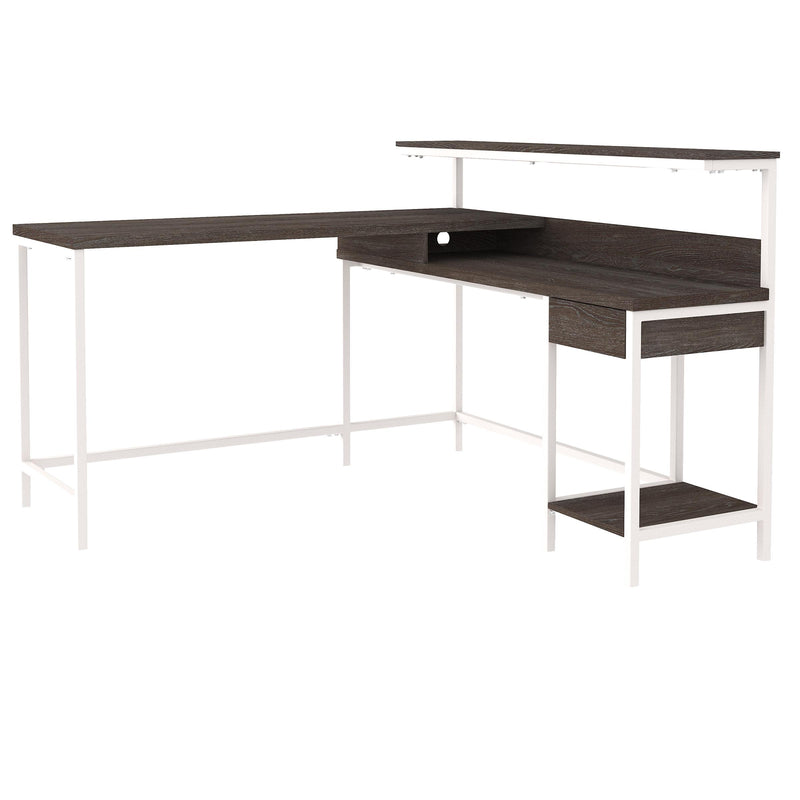 Signature Design by Ashley Dorrinson H287-24 L-Desk with Storage IMAGE 1