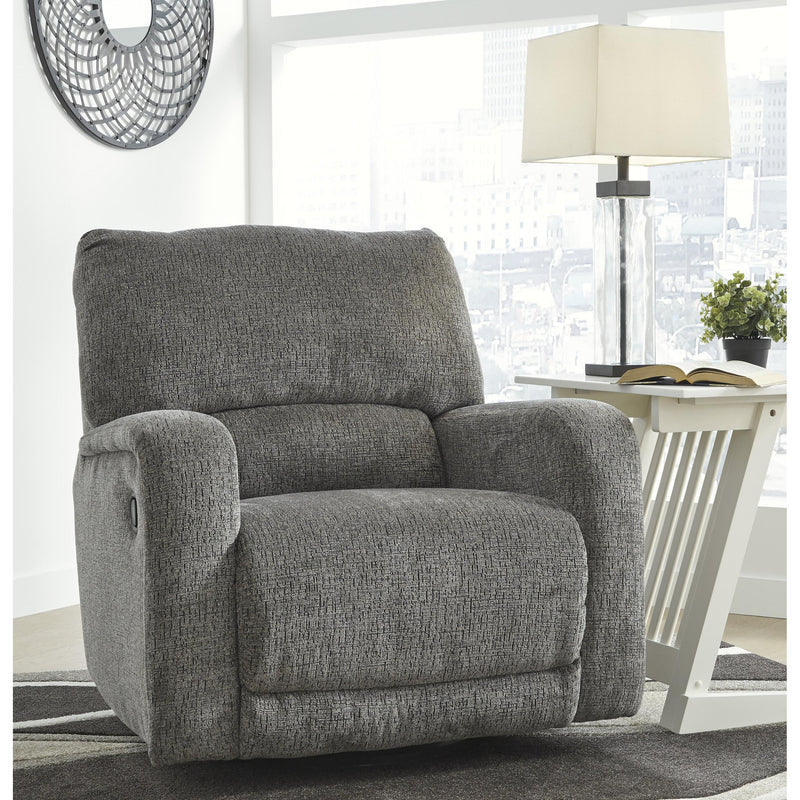 Signature Design by Ashley Wittlich Swivel Glider Fabric Recliner 5690161C IMAGE 4