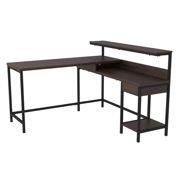 Signature Design by Ashley Camiburg H283-24 L-Desk with Storage IMAGE 1