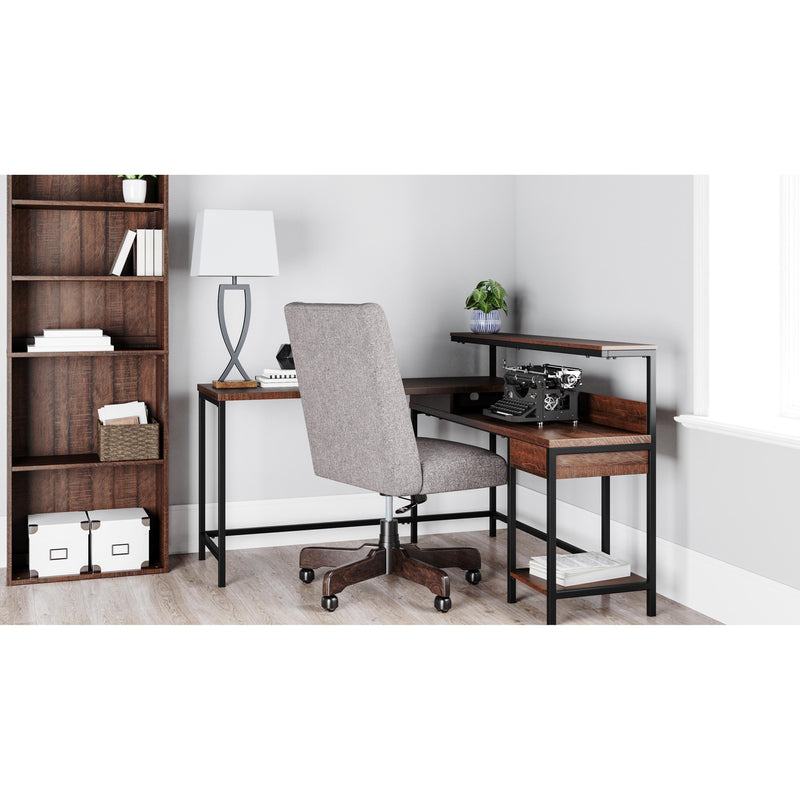 Signature Design by Ashley Camiburg H283-24 L-Desk with Storage IMAGE 7