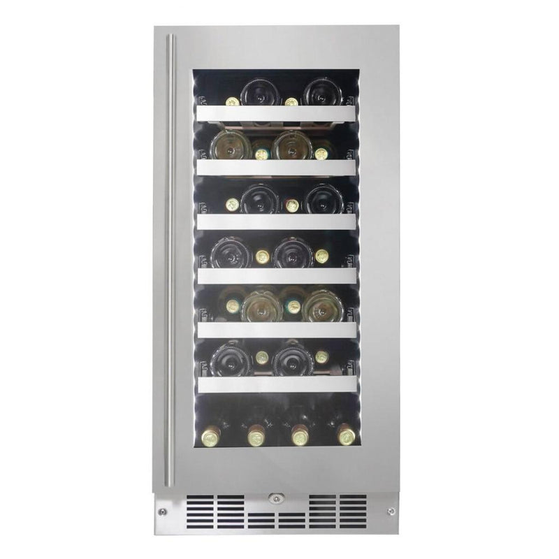  Silhouette 28-Bottle Pro Series Wine Cellar with LED Lighting SPRWC031D1SS IMAGE 2