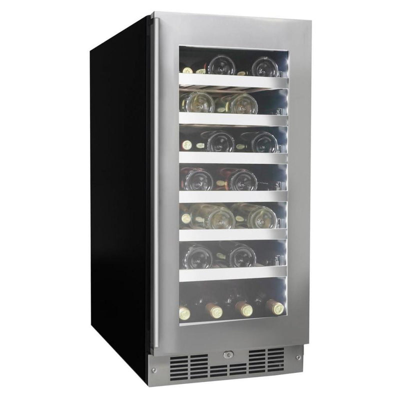  Silhouette 28-Bottle Pro Series Wine Cellar with LED Lighting SPRWC031D1SS IMAGE 4
