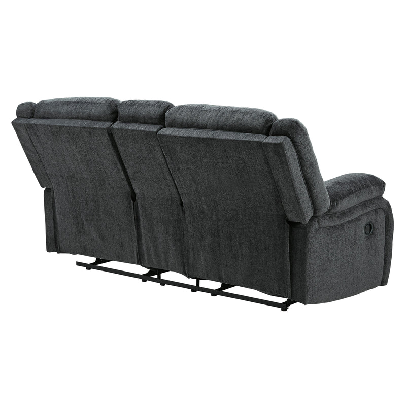 Signature Design by Ashley Draycoll Reclining Fabric Loveseat with Console 7650494C IMAGE 5