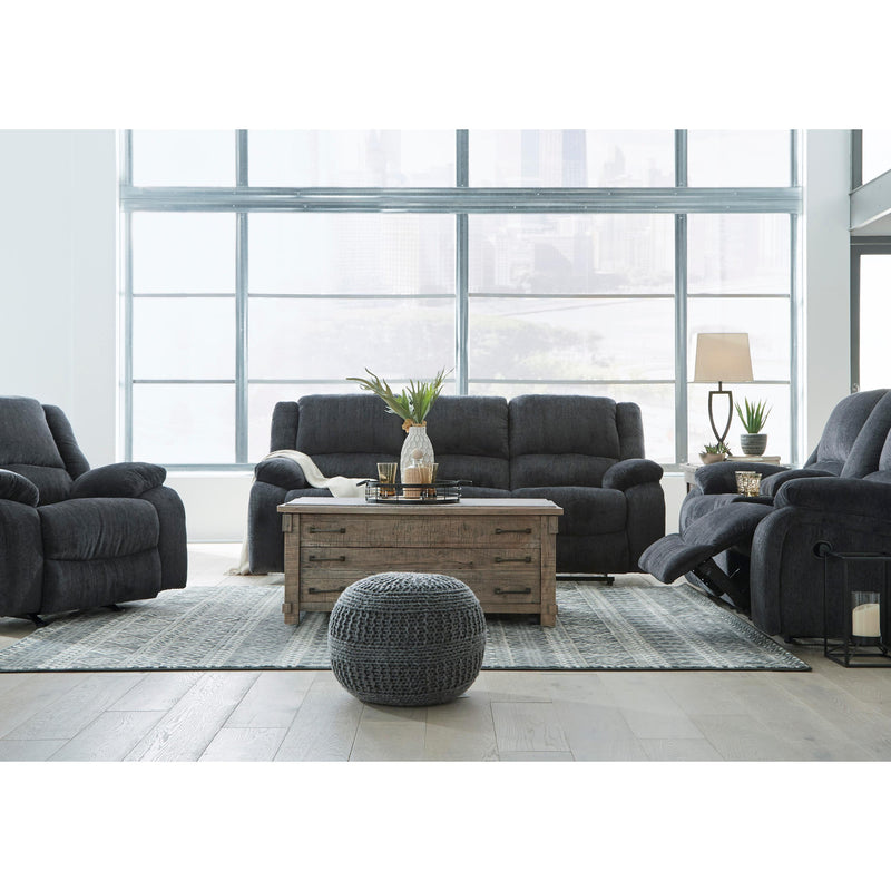 Signature Design by Ashley Draycoll Reclining Fabric Loveseat with Console 7650494C IMAGE 9