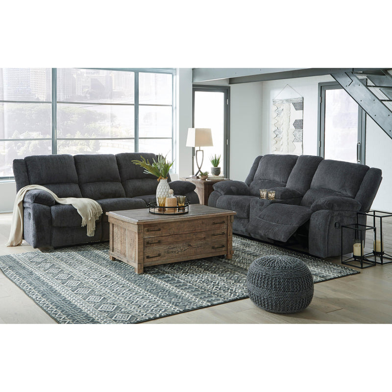 Signature Design by Ashley Draycoll Power Reclining Fabric Loveseat with Console 7650496C IMAGE 11