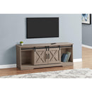  Monarch I 2746 60" TV Stand - Dark Taupe IMAGE 2