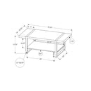  Monarch I 2855 Coffee Table - Gray Reclaimed Wood-Look/Black Metal IMAGE 10