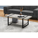  Monarch I 2855 Coffee Table - Gray Reclaimed Wood-Look/Black Metal IMAGE 8