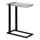  Monarch I 2858 Accent Table - Gray Reclaimed Wood-Look/Black Metal IMAGE 1