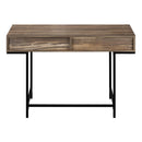  Monarch I 7557 Computer Desk - Brown Reclaimed Wood/Black Metal IMAGE 4
