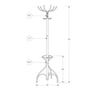  Monarch I 2030 Coat Rack - White IMAGE 5