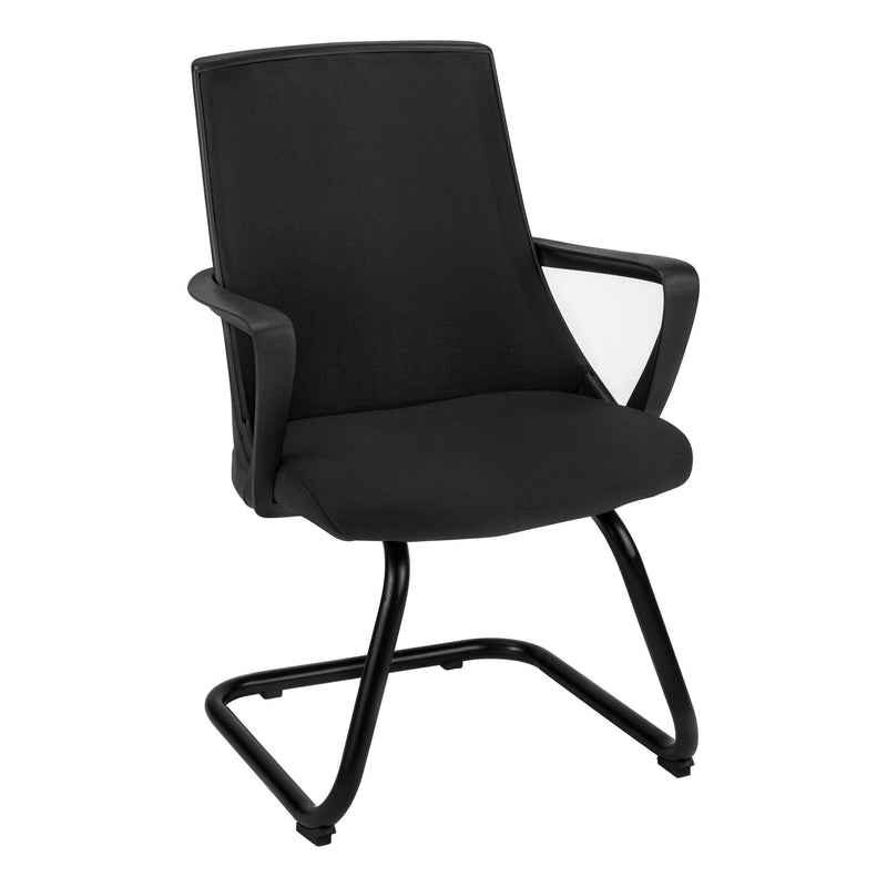 Monarch I 7264 Office Chair - Guest Black/Mesh Mid-Back IMAGE 1