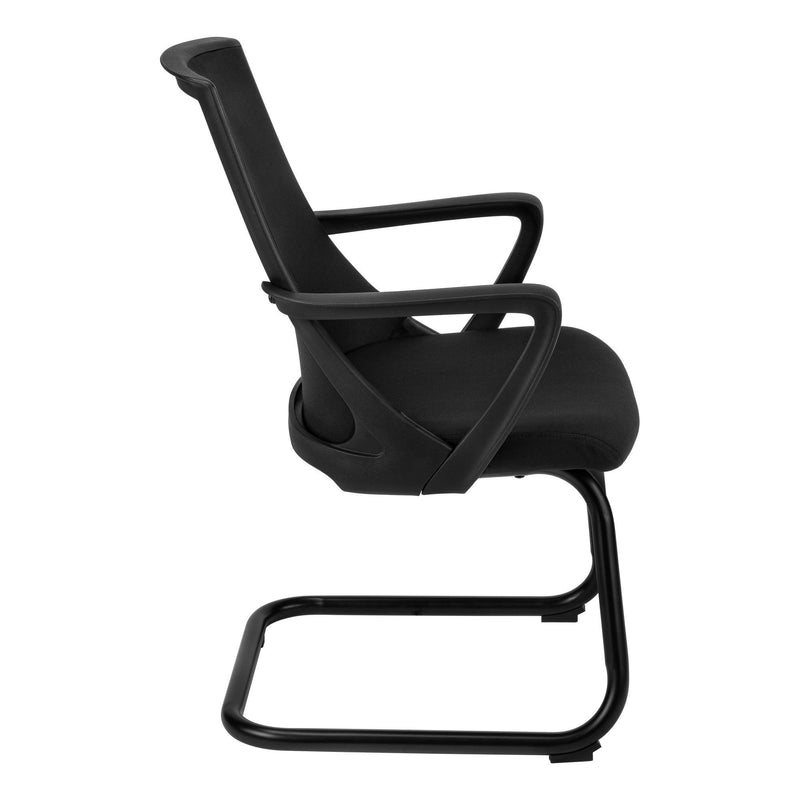 Monarch I 7264 Office Chair - Guest Black/Mesh Mid-Back IMAGE 4