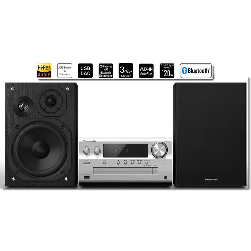 Panasonic 120-Watt Shelf Audio System with Bluetooth SC-PMX800 IMAGE 1