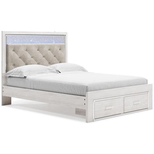 Signature Design by Ashley Altyra Queen Upholstered Panel Bed with Storage B2640-57/B2640-54S/B2640-95/B100-13 IMAGE 1