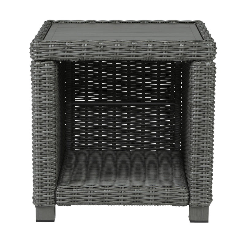 Signature Design by Ashley Elite Park P518-702 Square End Table IMAGE 2